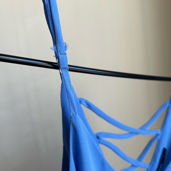 Beau Tissu Women's Small Baby Blue Tank Top - Picture 6 of 7